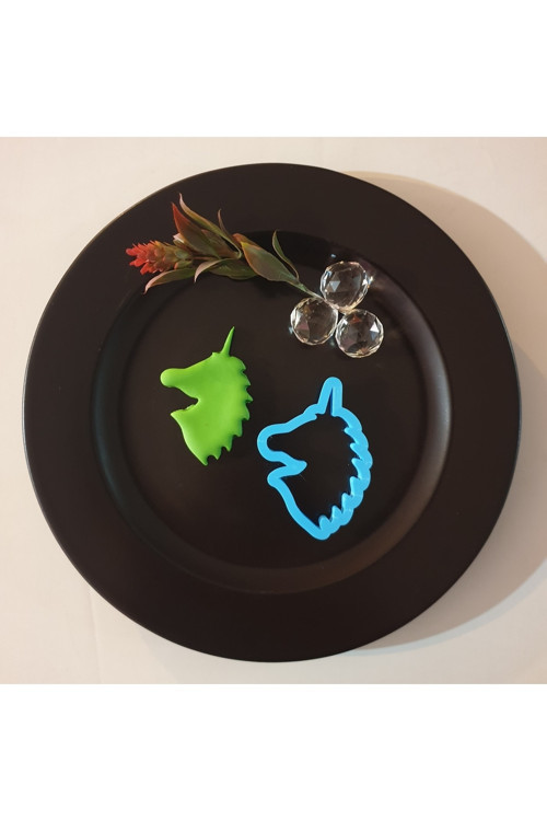 Unicorn Başı Kurabiye Kalıbı 83x80x12 Mm