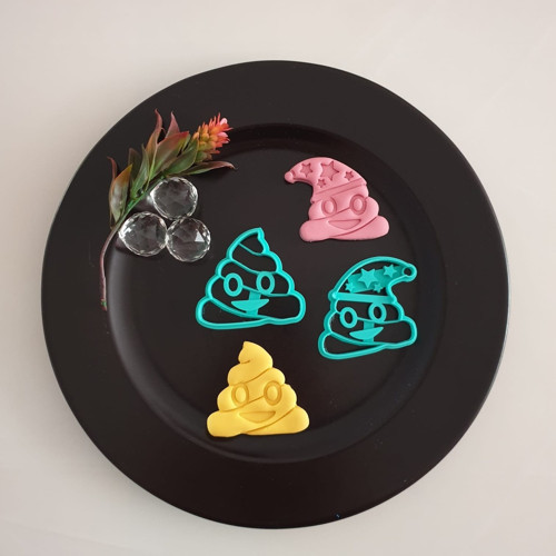 Kaka Emojisi Kurabiye Kalıbı 80X72X10 mm