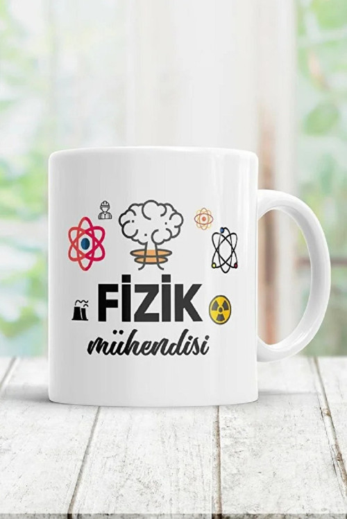 Fizik Mühendisi Isme Özel Meslek Kupa Bardak