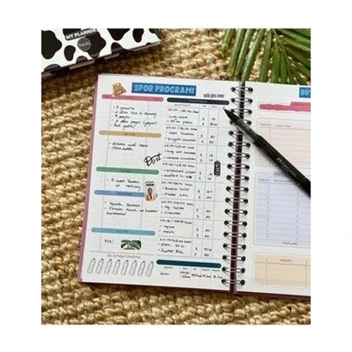 Tasarımlı Planlayıcı Defter Konuşan Ajanda My Planner