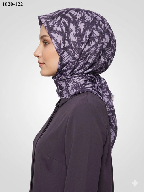 Cool Desenli Dimi Pamuk Eşarp 1020-122