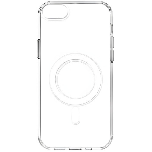 iPhone 7/8/SE 2020/SE 2022 Uyumlu Kamera Korumalı Magsafe Wireless Şarj Özellikli Kristal Berraklıkta Düşmeye Karşı Askeri Sınıf Korumalı Şeffaf Silikon Kılıf (Şeffaf, iPhone 8 / SE 2020)