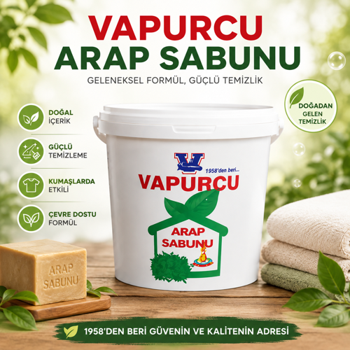 Arap Sabunu 15kg Hijyen Sabun Yüzey Temizleyici