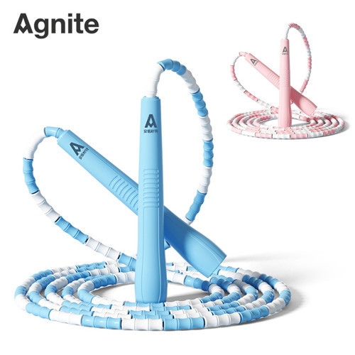 AGNITE Boncuklu Atlama İpi Sayaçsız Dayanıklı Karışık