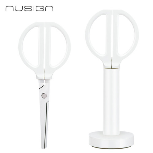 NUSIGN Klasik Dik Durabilen Makas ENS051 60×70×180 mm – Beyaz