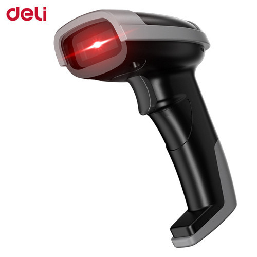 DELI 1D Lazer Barkod Okuyucu USB Kablolu Hızlı Tarama El Tipi Scanner
