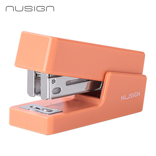 NUSIGN Mini Zımba 20 Yaprak Kapasiteli 24/6-26/6 Uyumlu Pembe Ofis Zımbası