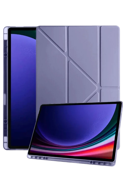Samsung Galaxy Tab A11 Plus Kalemlikli Mars Tablet Kılıfı - Lavender