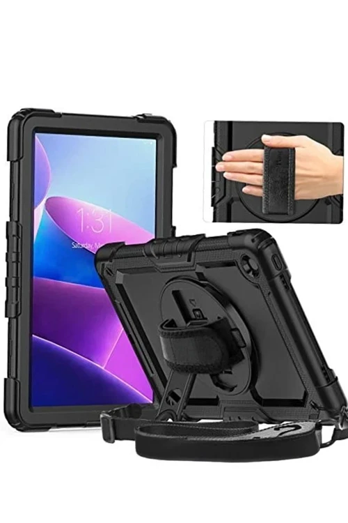 Samsung Galaxy X910 Tab S9 Ultra 14.6 Kılıf Amazing Tablet Kapak - Siyah