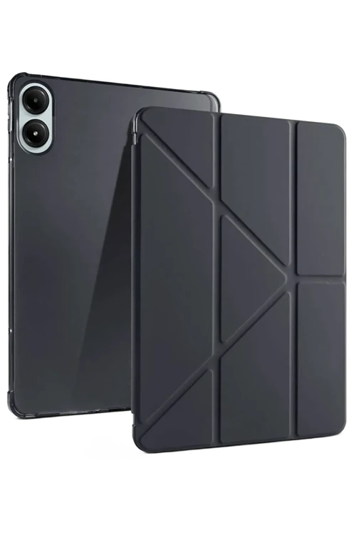 Xiaomi Redmi Pad Pro 12.1 Kılıf Kalemlikli Mars Tablet Kılıfı - Siyah