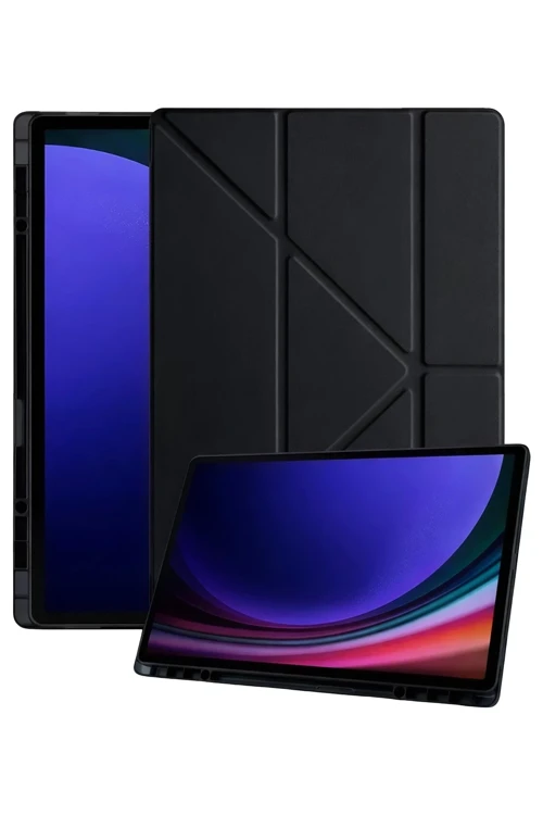 Samsung Galaxy Tab A11 Plus Kalemlikli Mars Tablet Kılıfı - Siyah