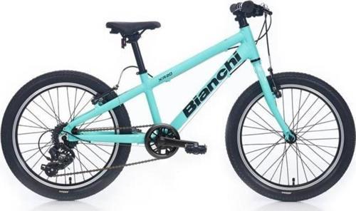 BIANCHI XR20 ÇOCUK BİSİKLETİ 280H V 20 JANT 7 VİTES CELESTE GRAPHITE GLOSSY