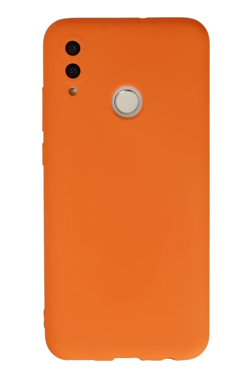 Huawei P Smart 2019 Kılıf Nano içi Kadife Silikon - Turuncu