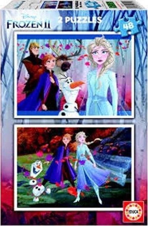 18110 Frozen 2 2x 48 Parça Puzzle