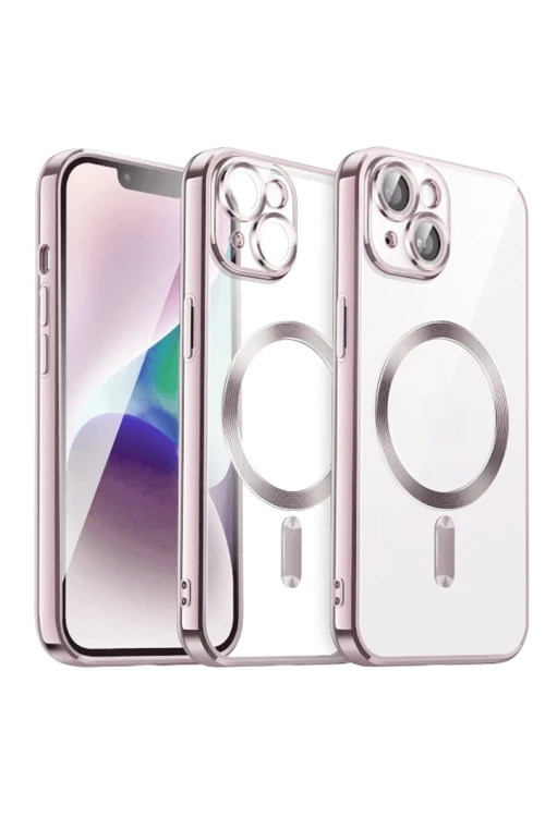 Apple iPhone 13 Kılıf Kross Magneticsafe Kapak - Rose