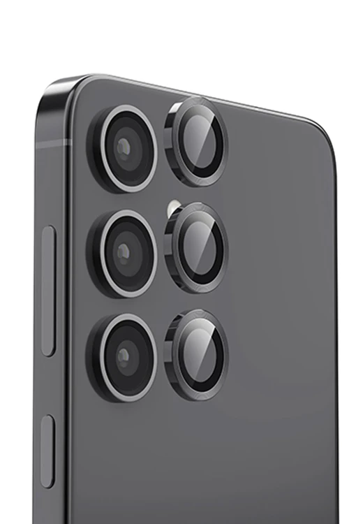 Samsung Galaxy S24 FE Raze Metal Kamera Lens - Siyah