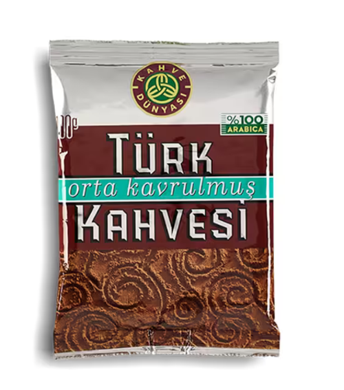 Orta Kavrulmuş Türk Kahvesi 100 g (4 Adet)