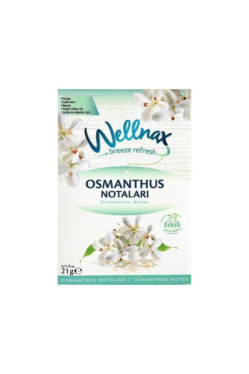Wellnax Askılı Dolap Ve Çekmece Kokusu Osmanthus Notaları (2 adet)