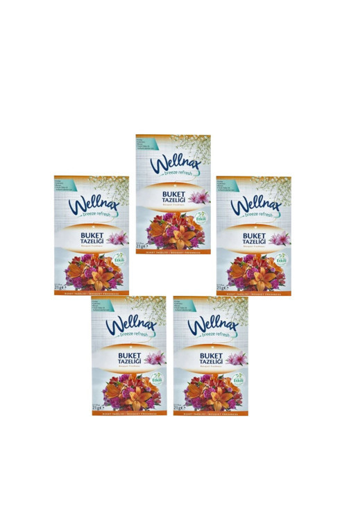 Wellnax Askılı Dolap Ve Çekmece Kokusu Buket Tazeliği (5 adet)
