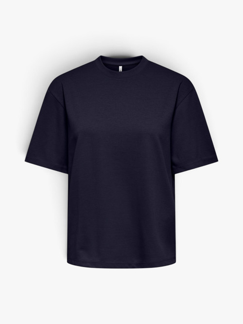 ONLSUPERIOR SS ONECK LOOSETOP JRS NOOS Kadın Mavi T-Shirt - 15377604