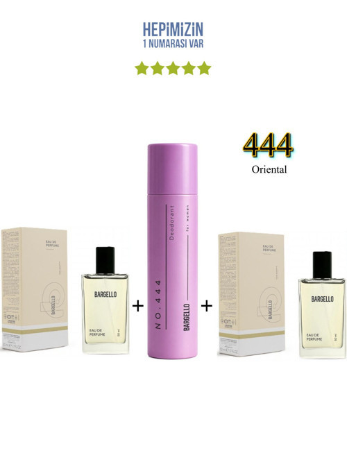 444 + 444 Kadın Parfüm Edp 50 ml Oriental + No: 444 Kadın Deodorant 150 ml Oriental -Mnms444deoset