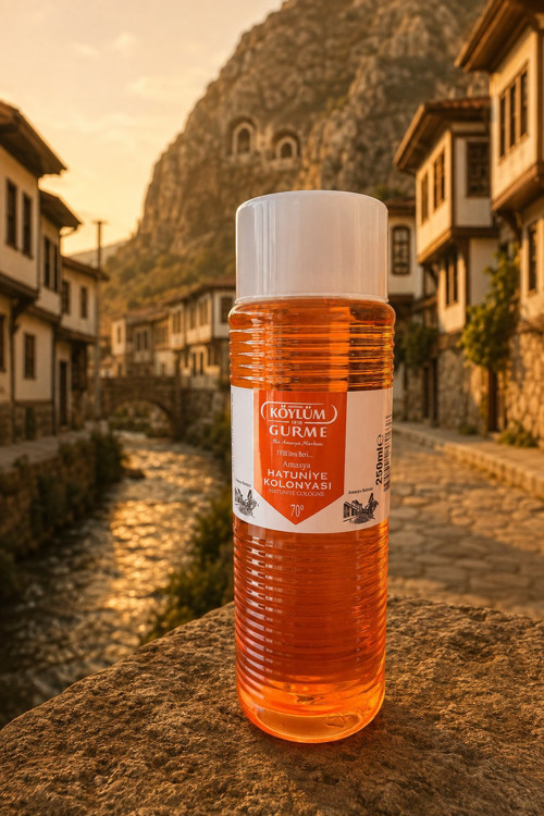 Amasya Hatuniye Kolonyası 70° Plastik Şişe 250 ml