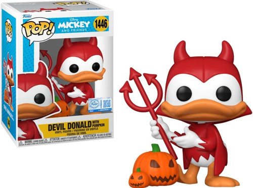 Pop! Disney: Chase Ile Devil Donald Duck - Vinil Koleksiyon Figürü - Hediye Fikri - Resmi Tica