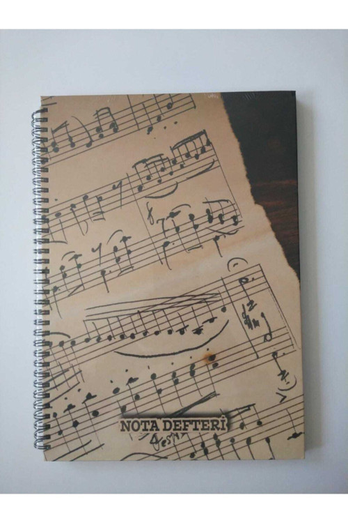 Sert Kapak Spiralli A4 80 Yaprak Müzik Defteri