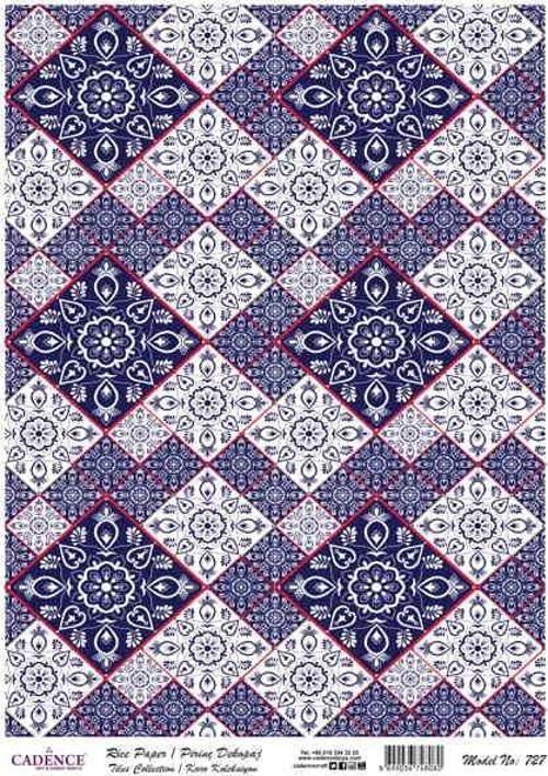 Pirinç Dekopaj Kağıdı Karo Seri Model 727