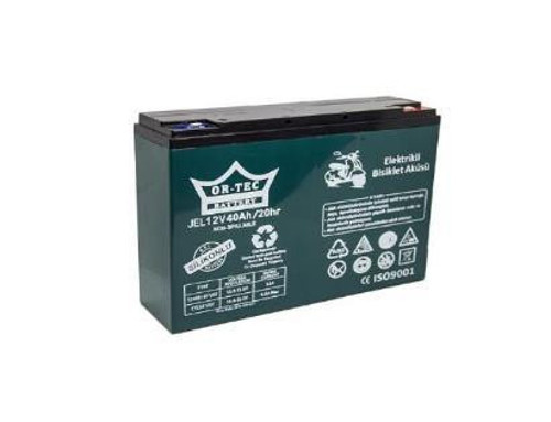 ORTEC 12V / 40AH E Bike Akü
