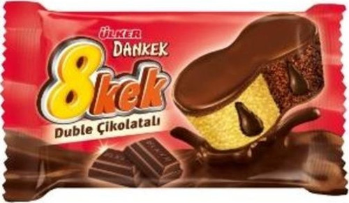 Dankek 8 Kek Duble Çikolatalı 55 Gr. (6'lı)