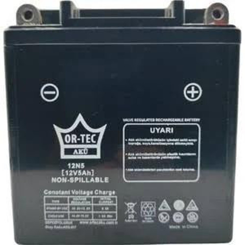 ORTEC AKÜ 12V / 5AH Dik CUB Motosiklet Aküsü