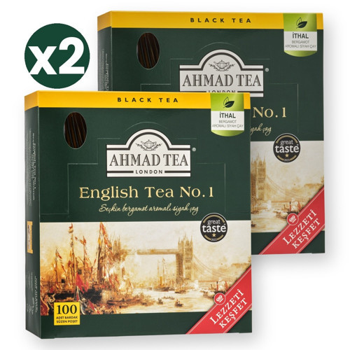 English Tea No.1 100'lü Bardak Poşet 2'li Ekonomik Paket – Toplam 200 Bardak Poşet