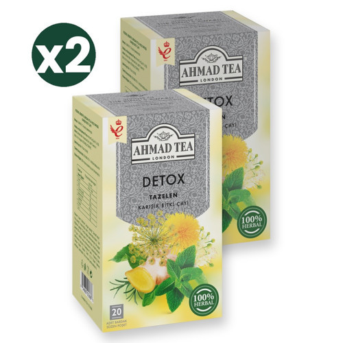 Detox Tea 20'li Paket 2'li Ekonomik Paket – Toplam 40 Poşet Çay