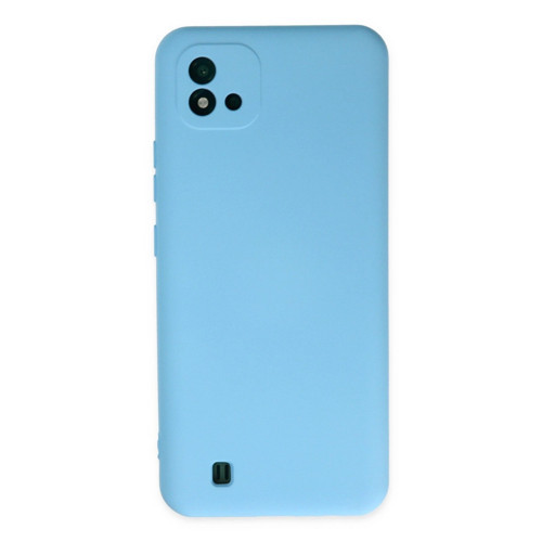 Realme C11 2021 Kılıf Nano İçi Kadife Silikon - Mavi