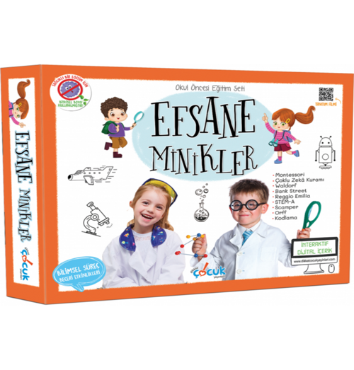 Dikkat Çocuk Yayınları Efsane Minikler Okul Öncesi Eğitim Seti