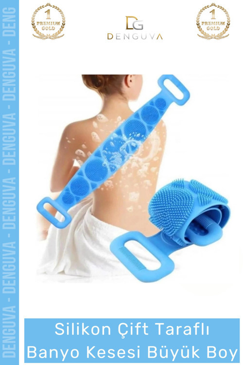#BanyoKesesi Peeling Etkili Sırt Masajı Arındırıcı Dokulu Pratik Çift Taraflı Banyo Kesesi Büyük Boy