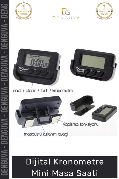 #MasaSaati Dijital Masa Saati Kompakt Ergonomik Antrenman Okul Yüzme Saati Kronometre
