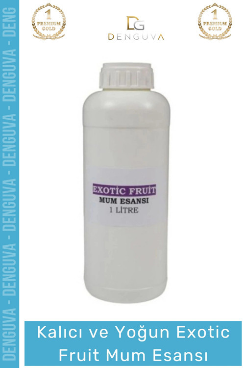 #MumEsansı Yoğun Kalıcı Kaliteli Yağ Bazlı Konsantre Parafin Uyumlu Exotic Fruit Mum Esansı 1 LT