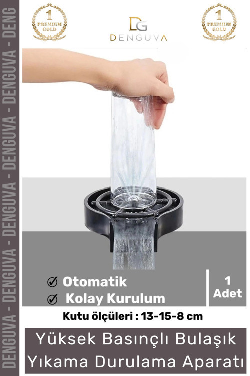 #YıkamaAparatı Bardak Temizleme Lavabo İçi Hızlı Cam Durulayıcı Otomatik Bulaşık Yıkama Durulama Apa
