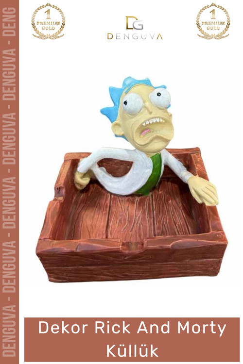 #Küllük Tasarım Dekoratif Karakter Temalı Dayanıklı Koleksiyon Masaüstü Ofis Hediye Rick And Morty K