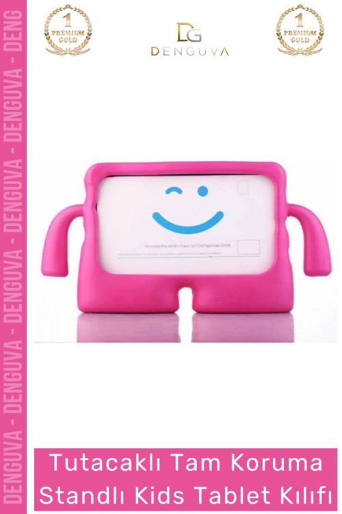 #TabletTutucu Apple iPad 7 8 9 Nesil 10 2 Inç Yumuşak Dokulu Tutacaklı Darbe Tam Koruma Standlı Kids