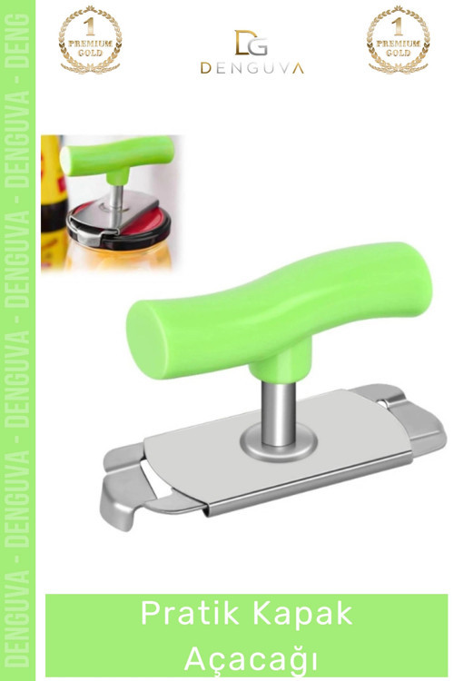 #KapakAçacağı Paslanmaz Çelik Ayarlanabilir Ergonomik Sağlam Mutfak Gereci Piknik Pratik Kapak Açaca