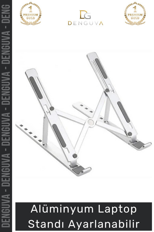 #LaptopStandı Katlanabilir Ergonomik Metal Taşınabilir Dizüstü Alüminyum Laptop Standı Ayarlanabilir