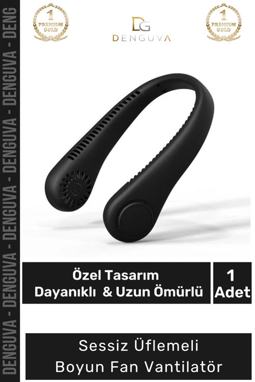 #BoyunFanı Güçlü Sessiz Şarj Edilebilir USB Giyilebilir Taşınabilir Mini Hava Üflemeli Boyun Vantila