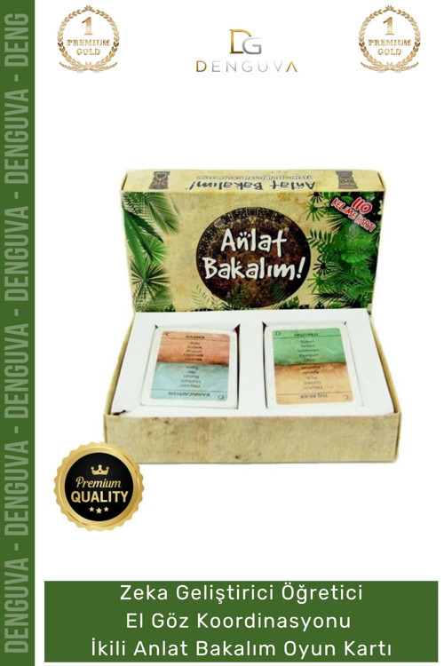 #OyunKartı Kelime Tahmin Eğlenceli Kutu Oyunu Hızlı Aile Partisi Anlat Bakalım Mini Oyun Kartları