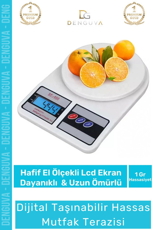 #Terazi 10kg Kapasite Dijital Lcd Ekranlı Sayma Fonksiyonlu Dara Modlu Hassas Mutfak Terazisi