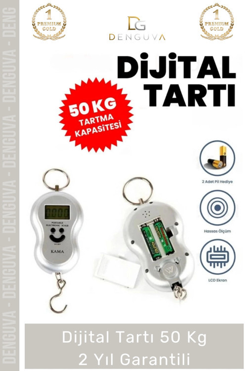 #BagajTartısı Elektronik Dijital El Kantarı Hassas Terazi Portatif Seyahat Tipi Askılı Bagaj Tartısı