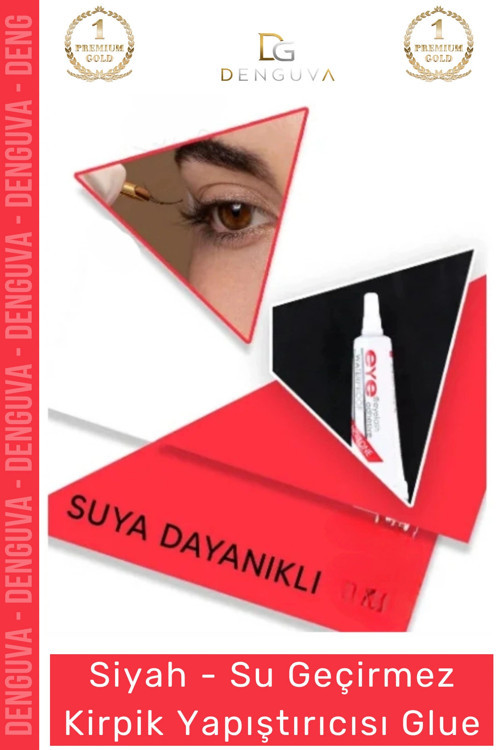 #KirpikYapıştırıcı Su Geçirmez Profesyonel Güçlü Kalıcı Dayanıklı Kirpik Yapıştırıcısı Glue Siyah Re