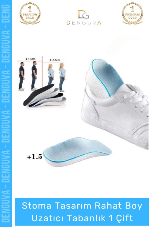 #UzatıcıTabanlık EVA Bellek Köpük Ayakkabı İçi Konforlu Rahat Yumuşak Boy Uzatıcı Tabanlık 1,5 Cm 2